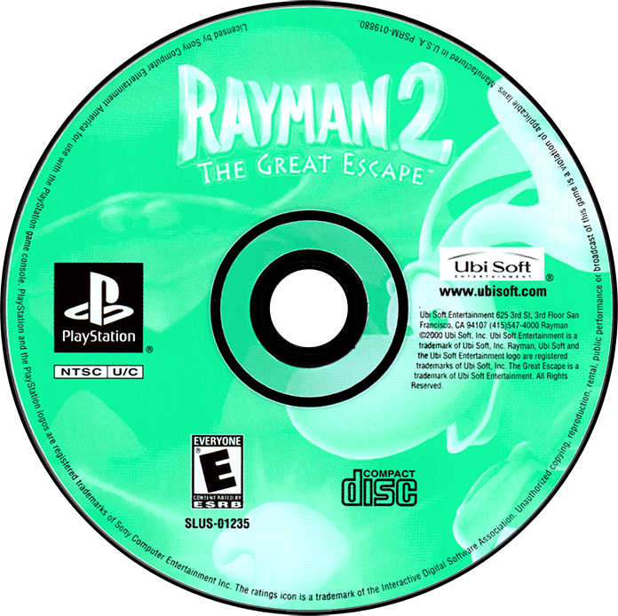 Rayman 2 The Great Escape screenshot 3 for Playstation